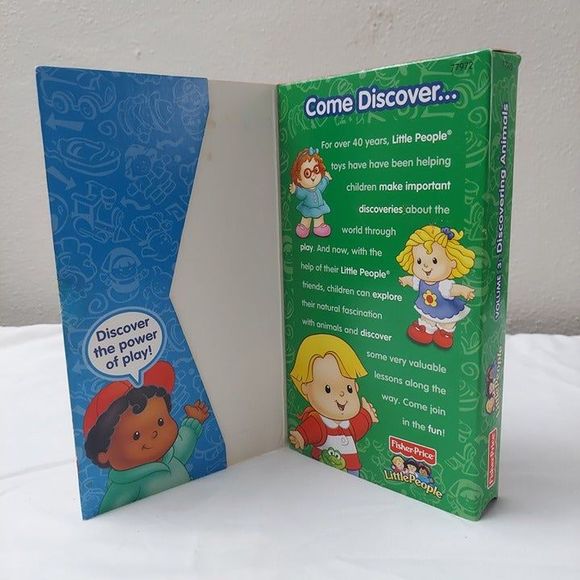 Fisher-Price Little People Vol 3 Discovering Animals VHS 2001 Vintage Kid Shows - Picture 2 of 7
